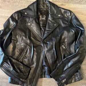 Diesel Women’s Black Leather Jacket